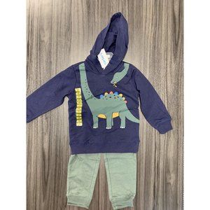 Carters Baby & Toddler Dinosaur Hoodie & Pants set